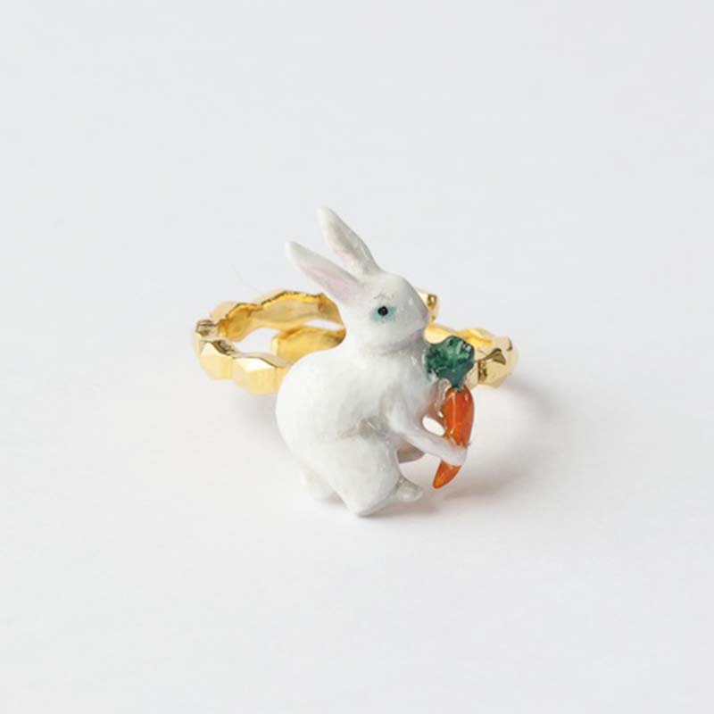 Nathalie Lete ナタリーレテ Lumps ring Rabbit/フリーサイズ
